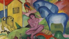 El sueño, de Franz Marc.