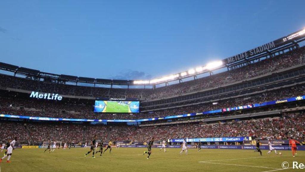 El MetLife Stadium albergando un amistoso del Real Madrid