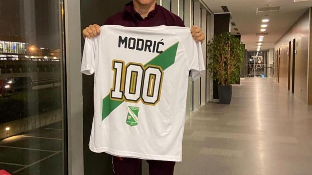 Luka Modric con la camiseta del Immacolata Alzano