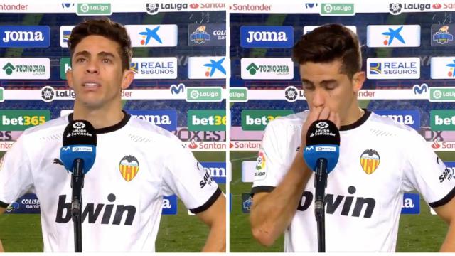 Gabriel Paulista se derrumba al hablar de un posible descenso del Valencia