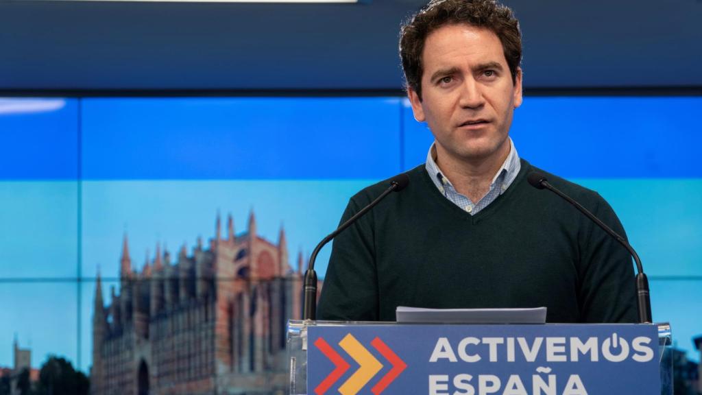 El secretario general del Partido Popular, Teodoro García Egea, este sábado-
