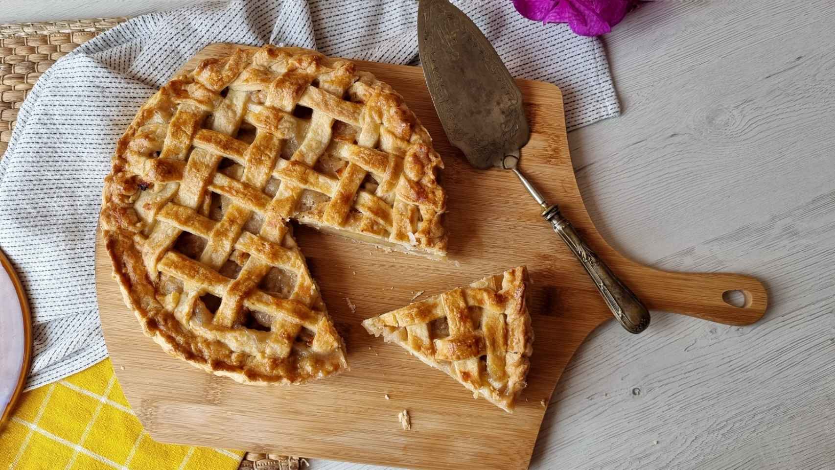 Tarta de manzana estilo Apple Pie americana, una receta para triunfar