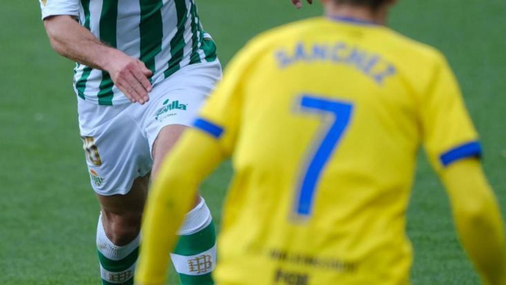 Sergio Canales, durante el Cádiz - Betis de la jornada 25 de La Liga