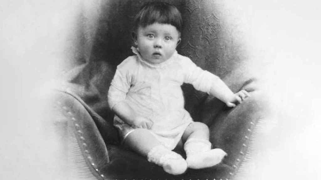 Adolf Hitler cuando era un niño.