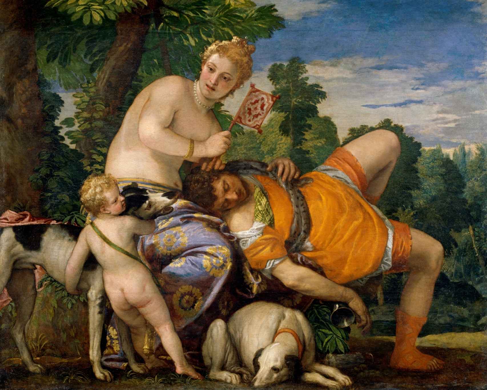 'Venus y Adonis', de Paolo Veronese.