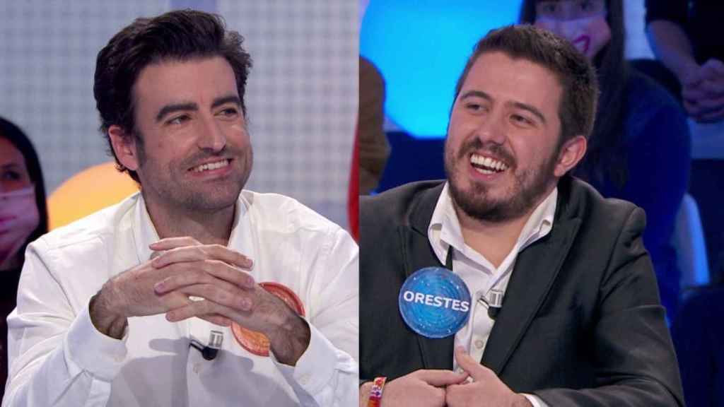 Rafa y Orestes en 'Pasapalabra' en Antena 3