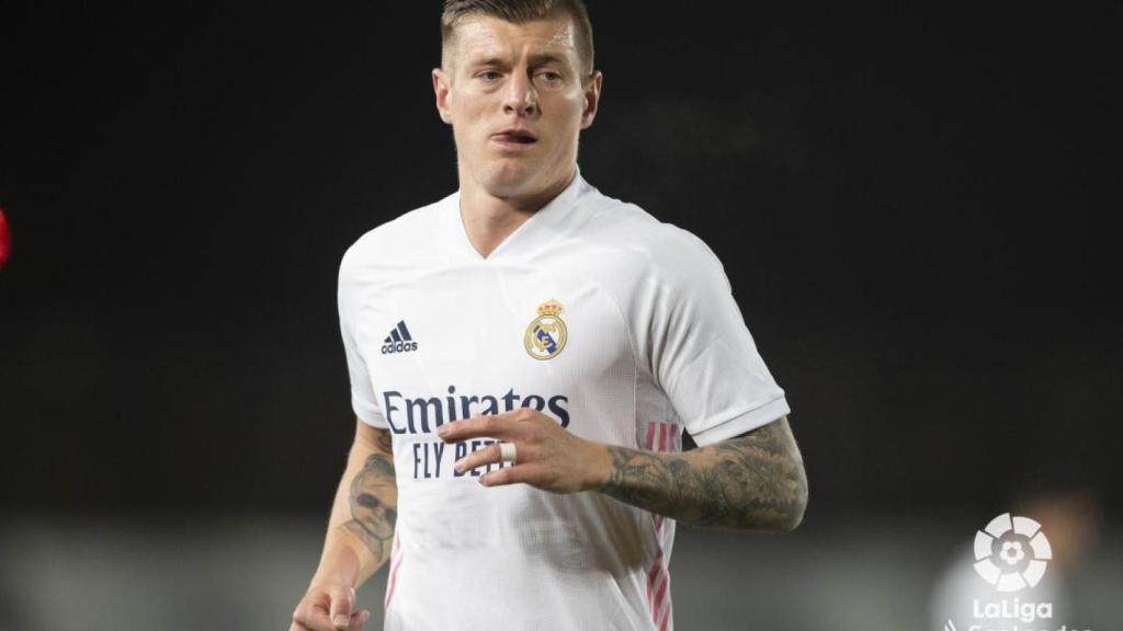 Toni Kroos, en un momento del partido