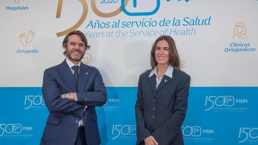 Jorge Prim y Lucía Comenge, vicepresidente y presidenta grupo Prim.