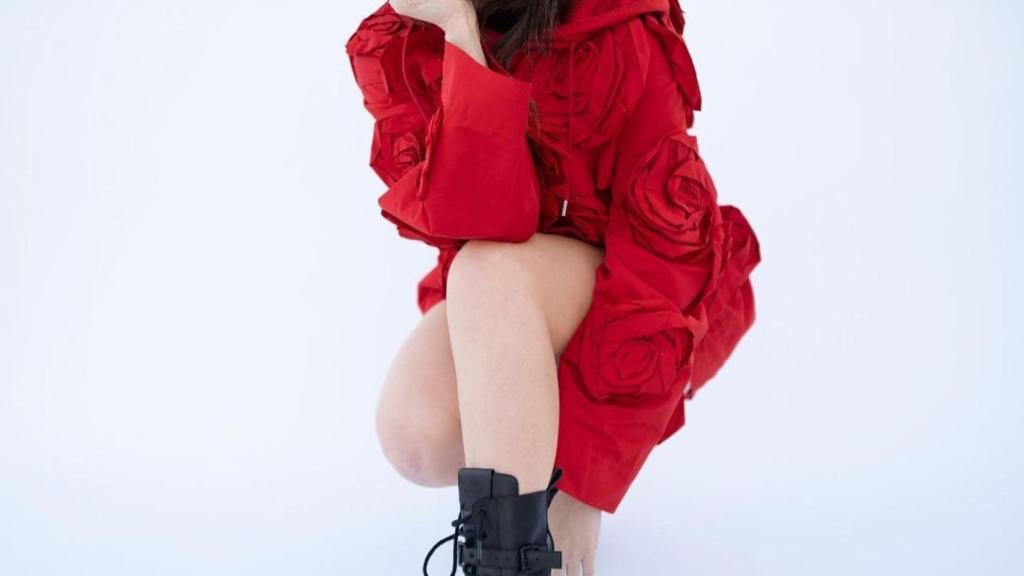 Laura Pausini en una imagen de sus redes sociales tras ganar el Globo de Oro.