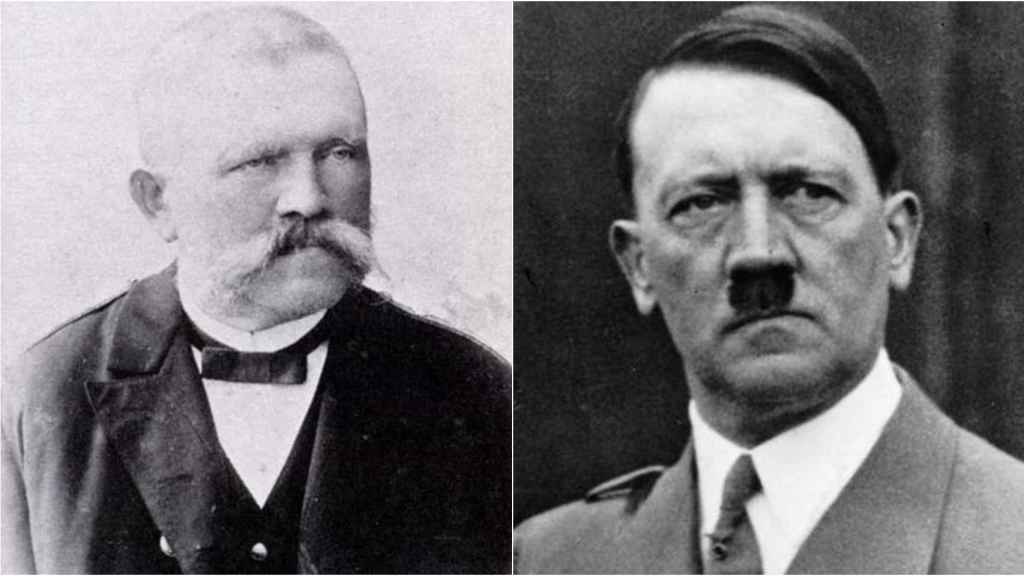 Alois Hitler, Adolf Hitler y Klara Hitler.