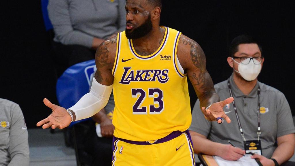 LeBron James, con Los Angeles Lakers