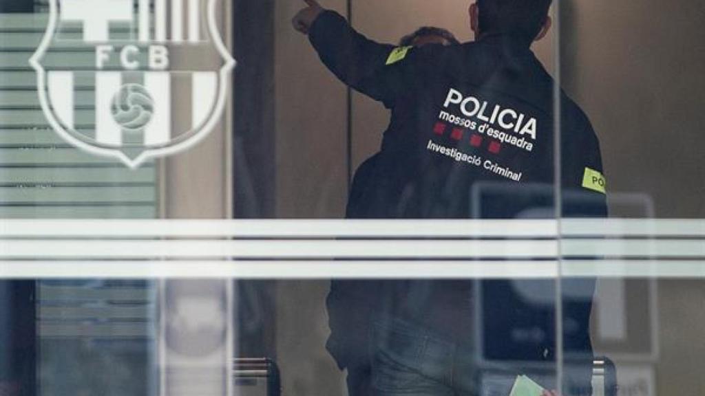 Los Mossos, en las oficinas del FC Barcelona