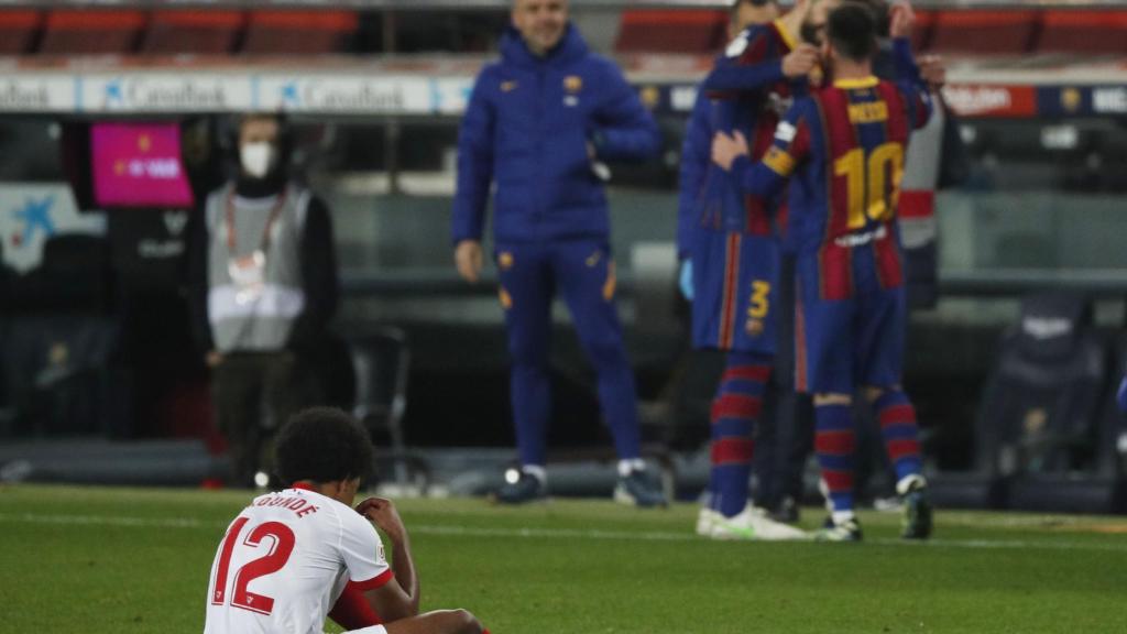 Jules Koundé, destrozado tras la derrota