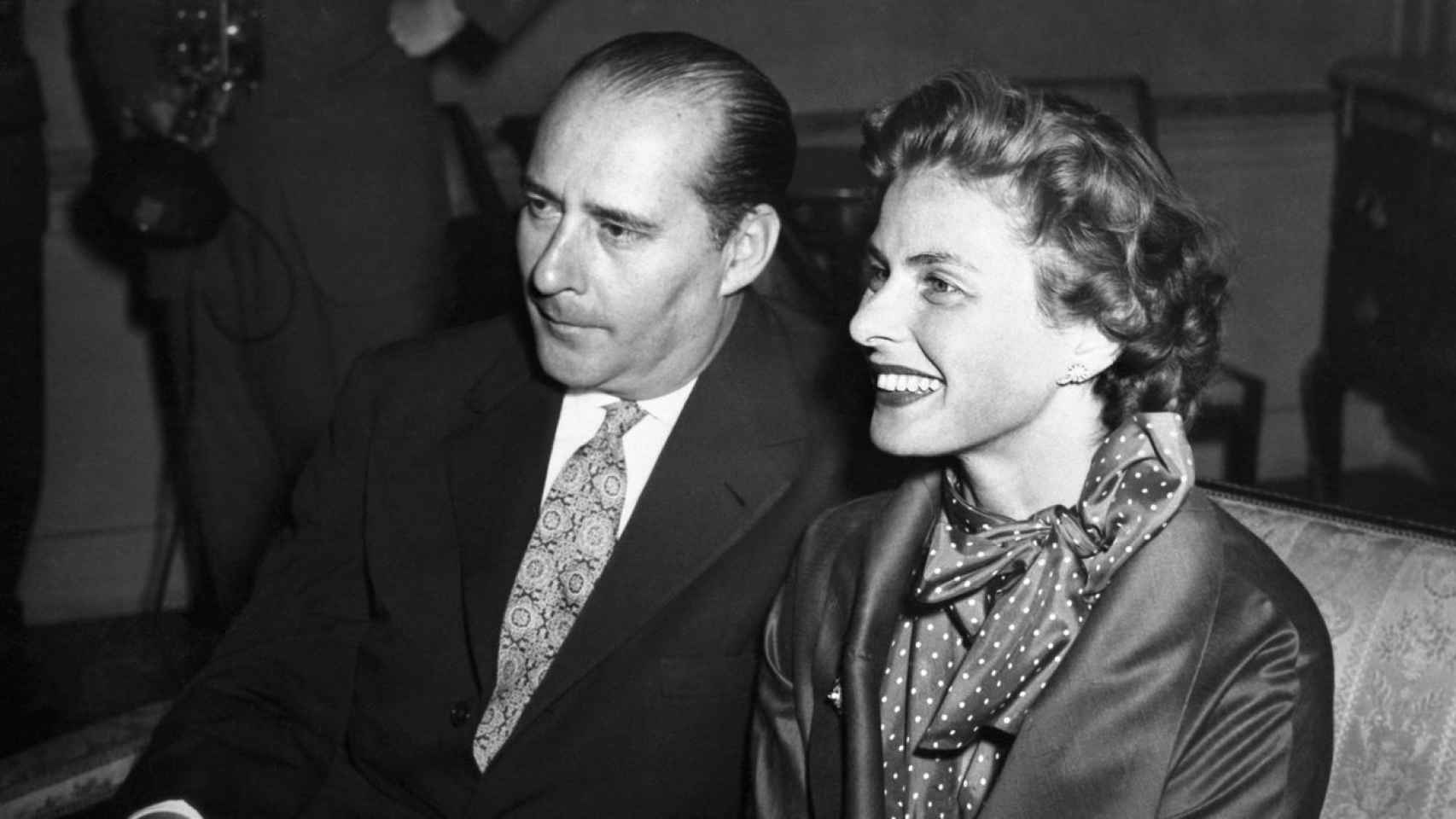Roberto Rossellini e Ingrid Bergman en 1951