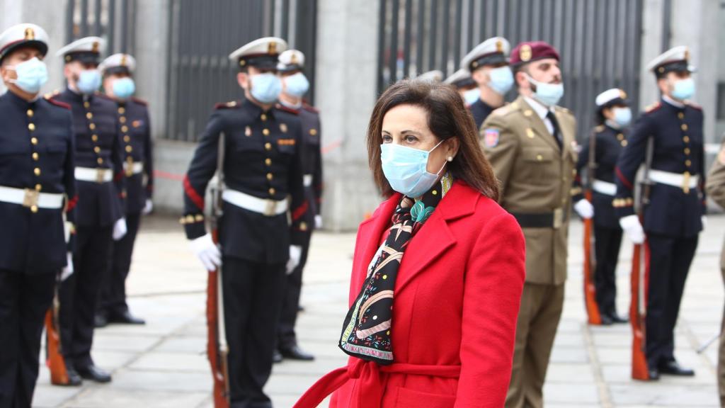 La ministra de Defensa, Margarita Robles, en la jura del cargo de Teodoro López Calderón como Jemad.