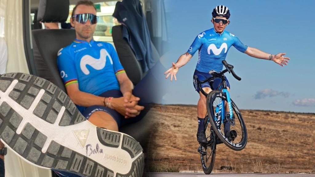 Alejandro Valverde e Iván García Cortina, en un fotomontaje