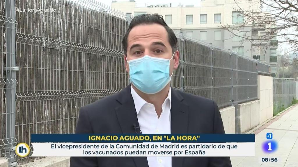 Ignacio Aguado en entrevista a RTVE.