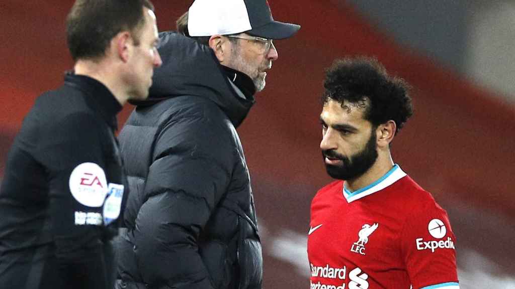 Klopp y Salah se encuentra en un cambio