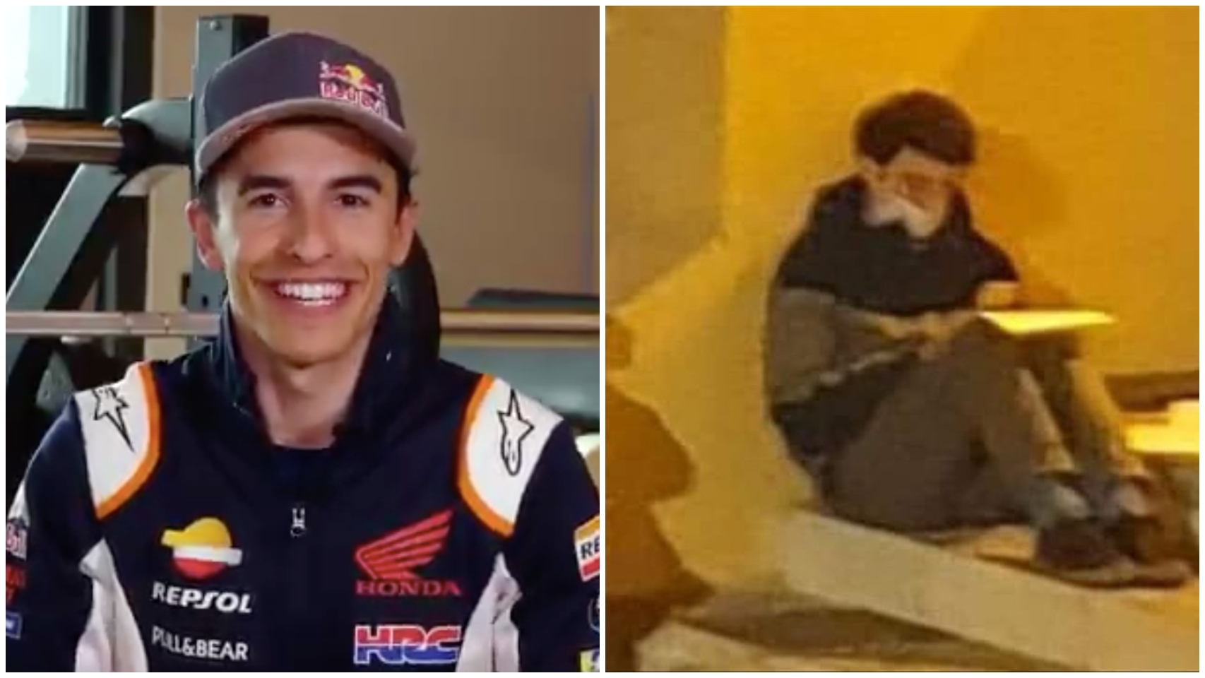 Marc Márquez y su mensaje al 'chico de la farola'