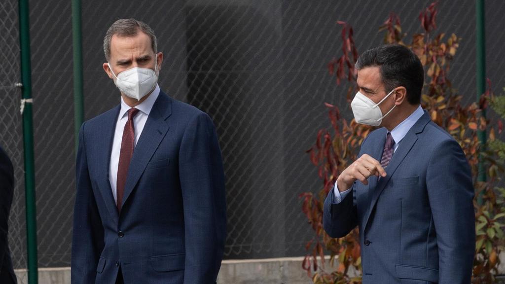 El rey Felipe VI y Pedro Sánchez, juntos en un acto