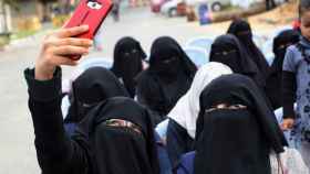 Selfie con burka.