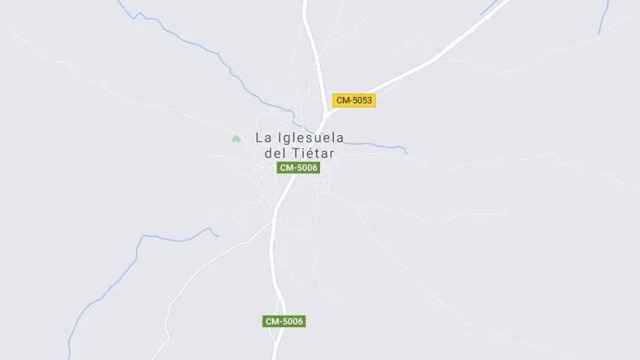Imagen de La Iglesuela del Tiétar en Google Maps.