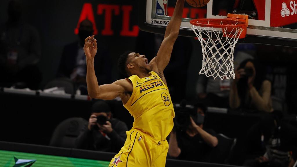 Giannis Antetokounmpo, durante el All Star