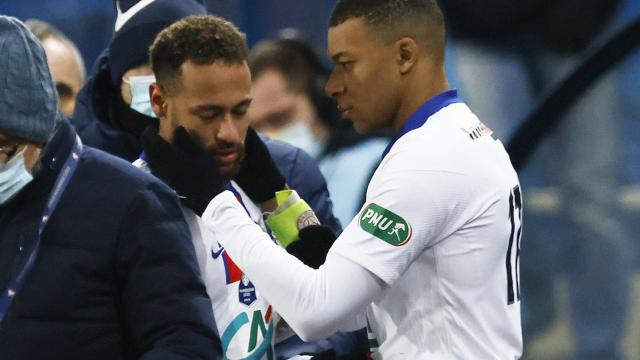 Neymar Jr. y Kylian Mbappé