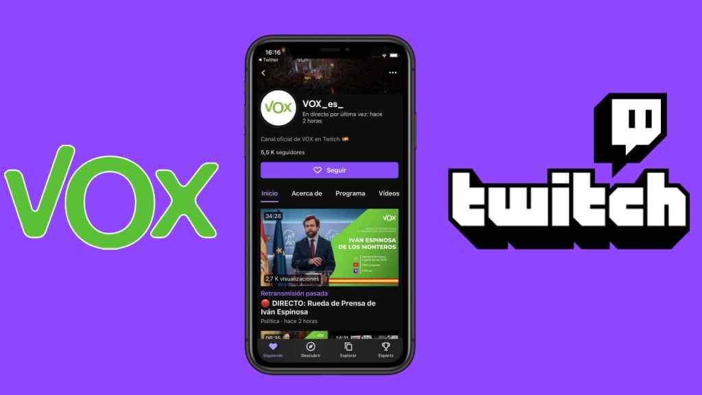 Vox abre su propio canal de Twitch.