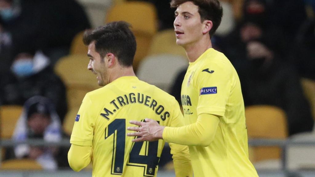 Pau Torres tras su gol con el Villarreal