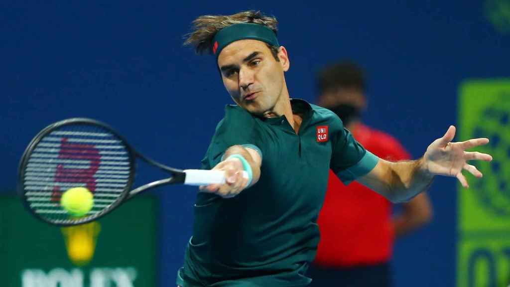 Roger Federer, en el ATP 250 de Doha