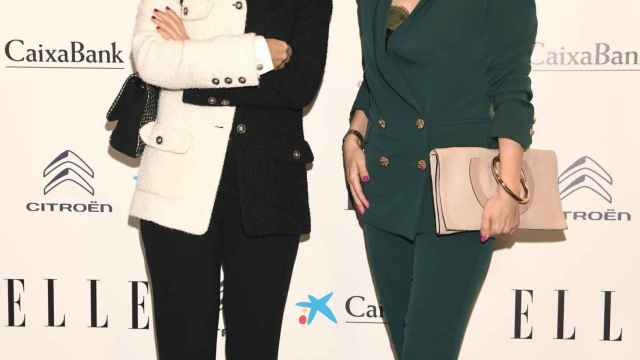 La directora de Elle, Benedetta Poletti, con Cruz Sánchez de Lara, en los premios Ellen Women Awards.