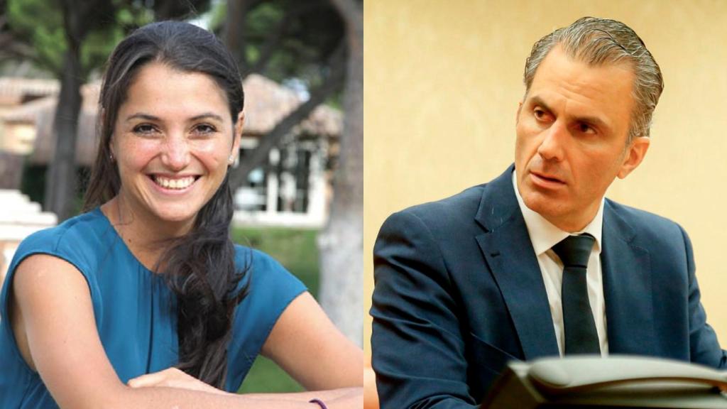 Paulina Sánchez Del Río y Javier Ortega Smith.
