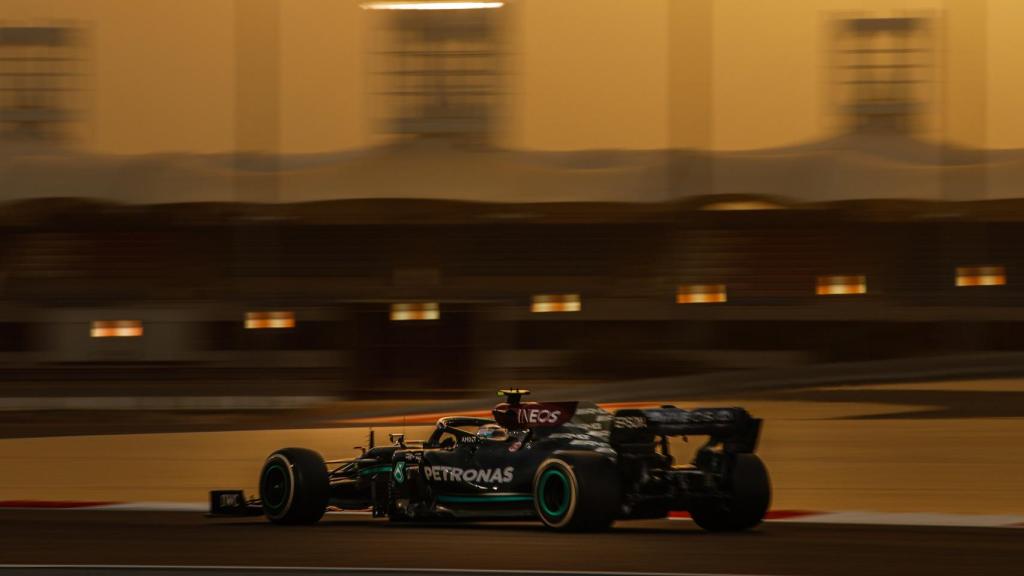 Valtteri Bottas en los test de Bahrein
