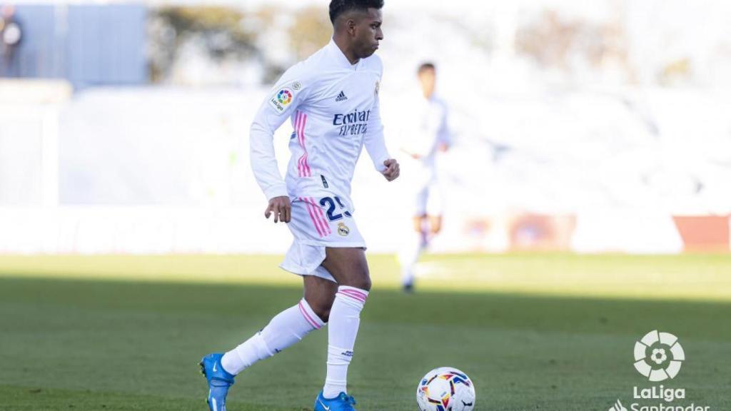 Rodrygo Goes, en un momento del Real Madrid - Elche de La Liga