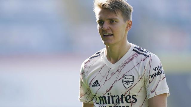 Odegaard, con el Arsenal