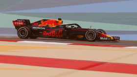 Max Verstappen en los test oficiales de Bahrein