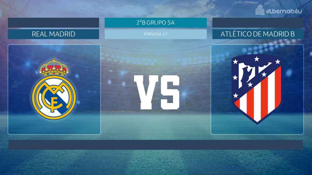 Streaming en directo | Real Madrid Castilla - Atlético de Madrid B