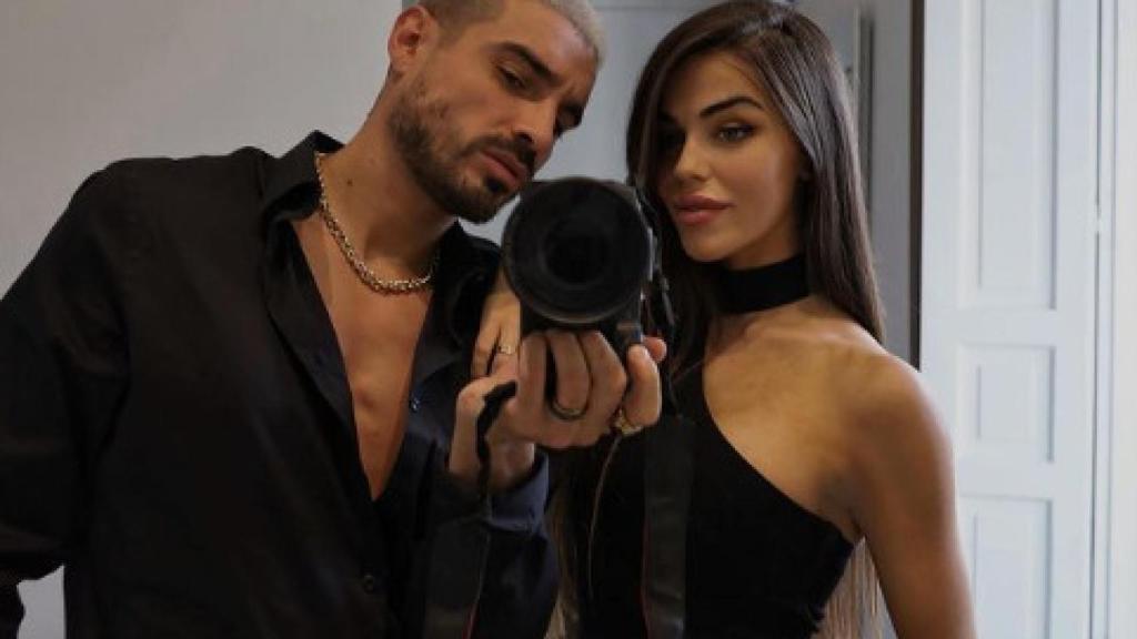 Violeta y Fabio en una de las muchas imágenes que comparten desde su casa.