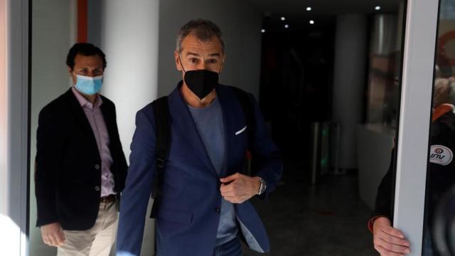 Toni Cantó, antes de la Ejecutiva de Ciudadanos.