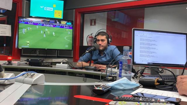 Jorge Calabrés, en los estudios de Radio MARCA