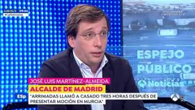 Martínez Almeida asegura Cs ya estaba recogiendo firmas para una moción de censura en Madrid