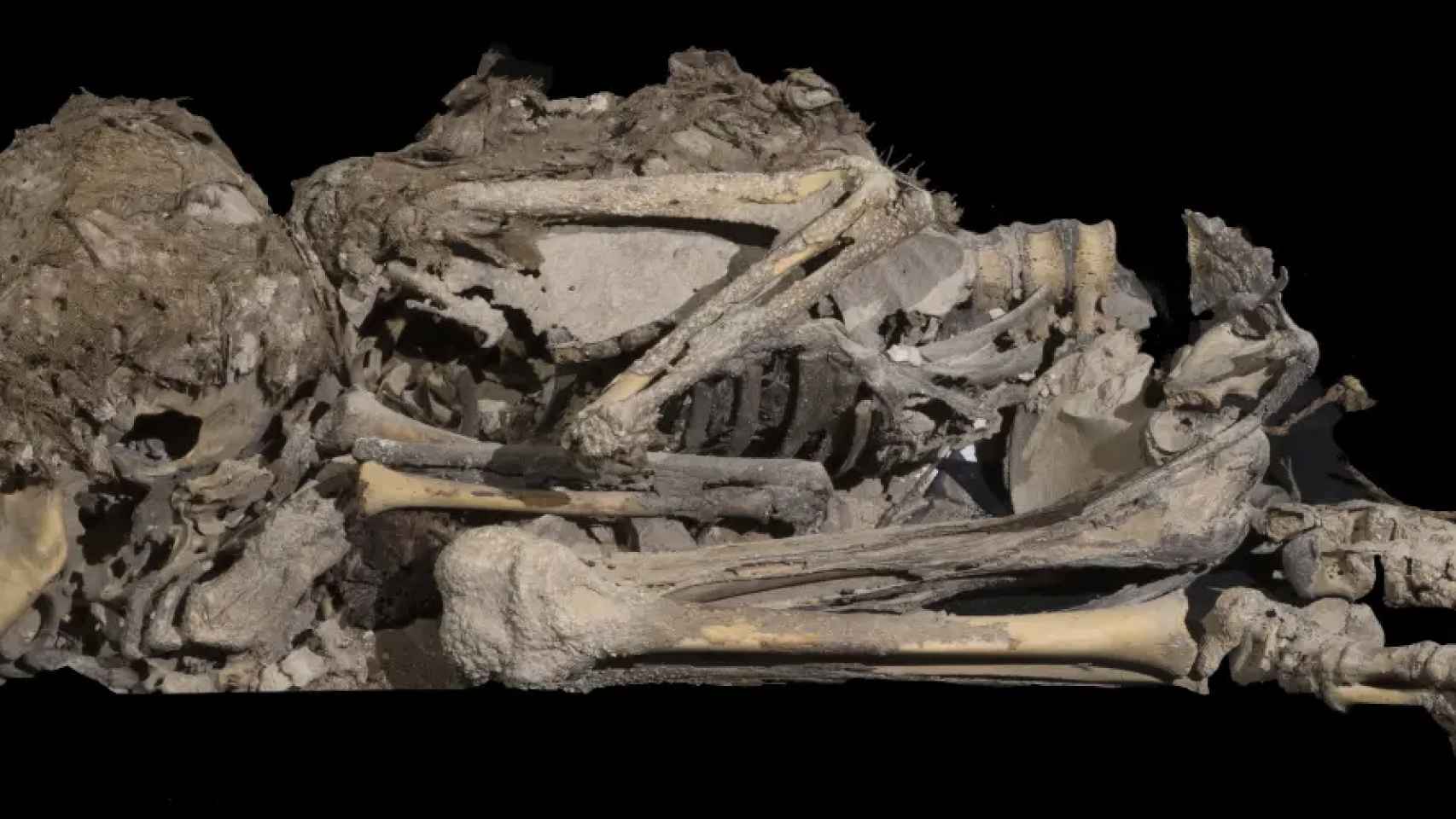Niño momificado hace alrededor de 6.000 años.