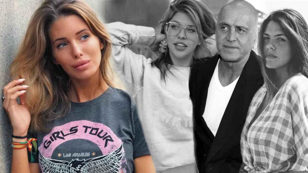 Anita Matamoros junto a su padre Kiko en un montaje de JALEOS.