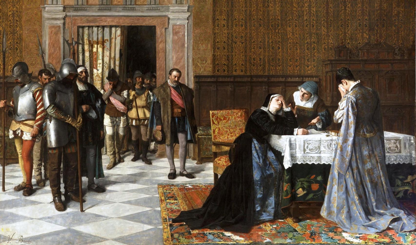 Doña María Pacheco de Padilla después de Villalar.