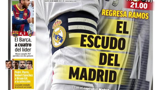 Portada MARCA (16/03/21)