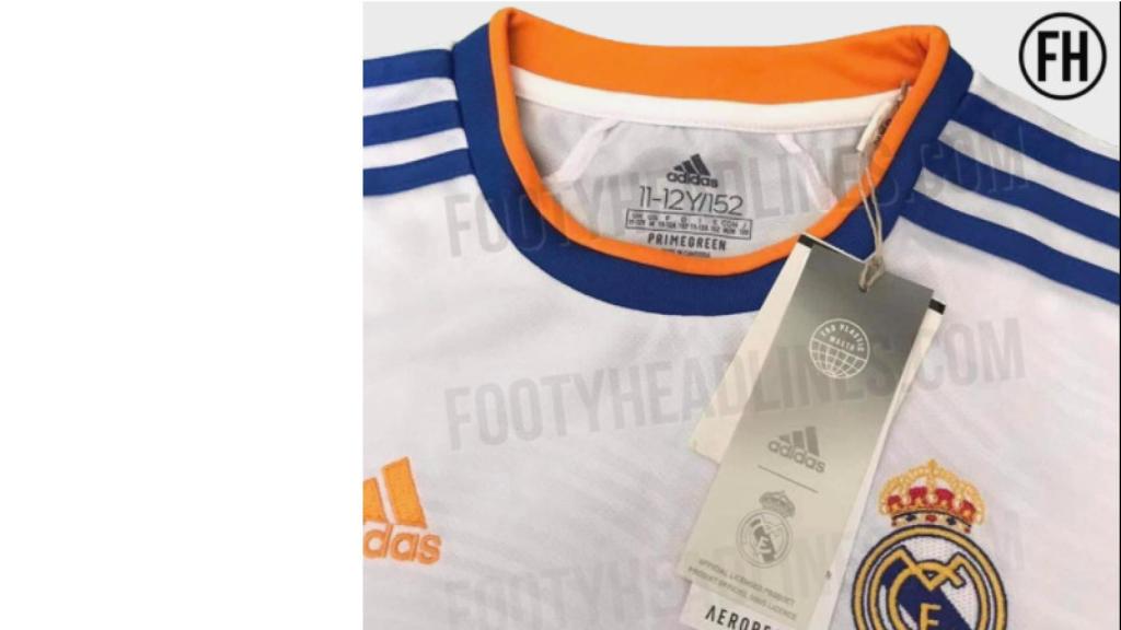 Camiseta del Real Madrid para la temporada 2021/2022