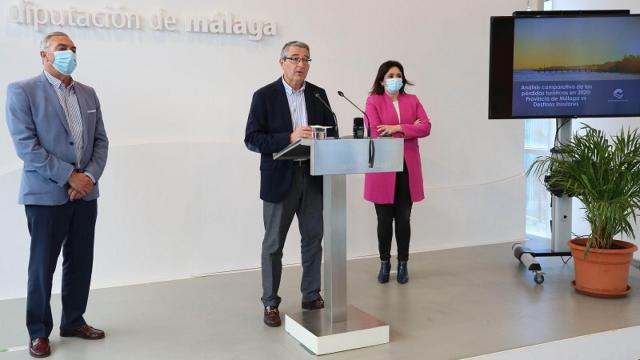 Salado en la presentación del informe comparativo de destinos turísticos.