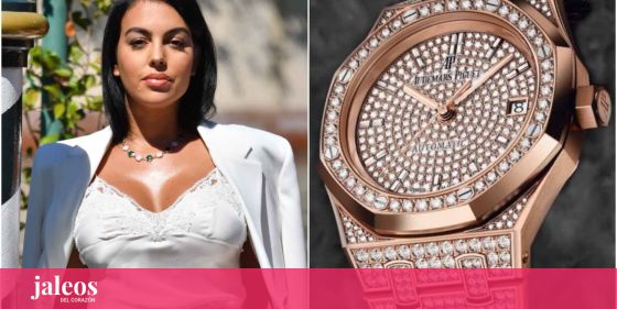 Inclinado Boda ventaja El último capricho de Georgina: un reloj de diamantes de 120.000 euros (y  no es lo único)