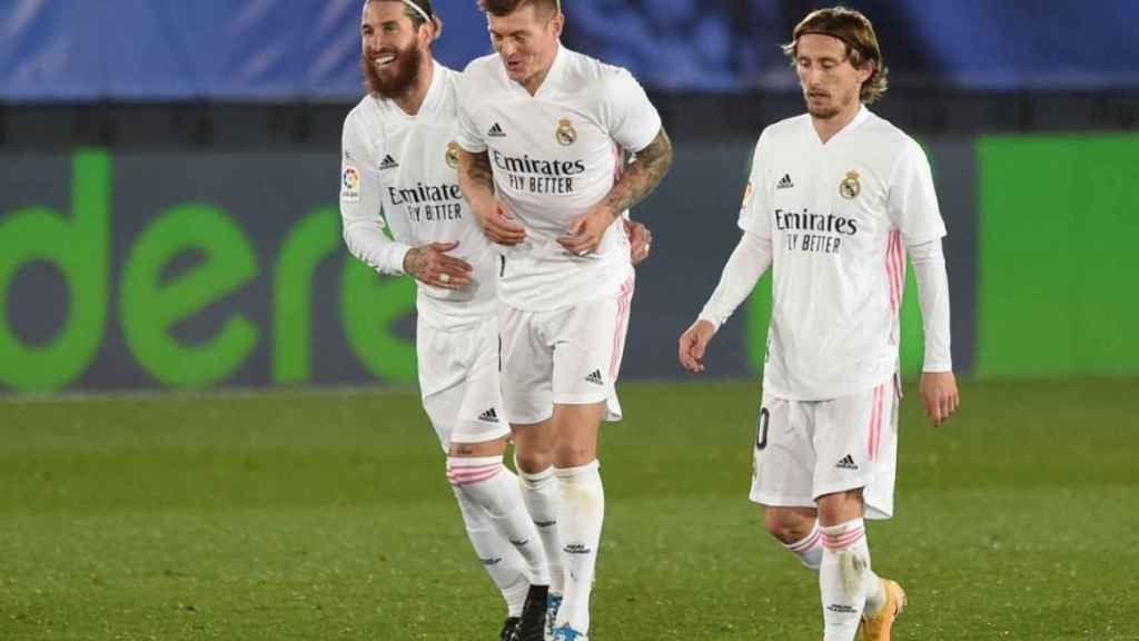 Sergio Ramos, Kroos y Modric